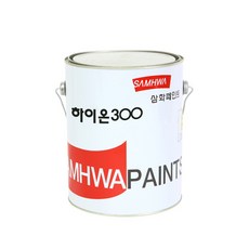 삼화페인트 철재용 내열페인트 하이온 300도, 1개, 흑색, 4L