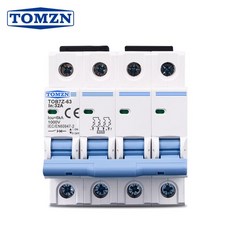 4P DC MCB 1000V 직류 미니 회로 차단기 3A 6A 10A 16A 20A 25A 32A 40A 50A 63A 태양 광 발전 시스템 용
