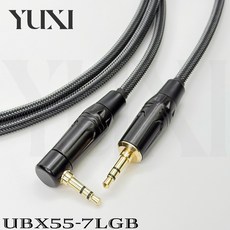 水晶編織網線 3.5mm AUX 音源線 播放線 3.5TRS 對 3.5TRS 對錄線 耳機頭, 1個, 3.5直頭轉3.5彎頭,10米 含雙頭