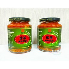 紀宸商行 好吃泡菜剝皮辣椒 手工製作 450g 批發價, 1個