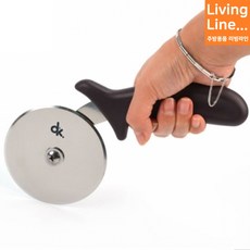 KO 위생적인 피자커터 제빵용칼 피자칼 도우커터 부침개 자르기 롤러형 피자나이프 로라 커팅기, 1개, 피자커팅 롤러