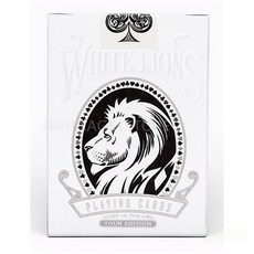 808 MAGIC White Lions 反向牌背巡迴版魔術紙牌, 1個
