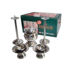 국산 스텐 고급(향로 셋트) 제기 촛대 불통 잔알 잔대_20260301EA