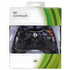 NICEESHOP X-BOX360 兼容散裝 PC 遊戲手柄 黑色, XBOX Controller, 1個