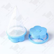 洗衣機過濾網 洗衣機濾網 除毛洗衣球, 1個, 洗衣機花朵濾網 - 藍色,訂單未滿99不出貨【不含運費】