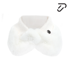 이안 폴터 디자인 IJP DESIGN 이안폴터디자인 여성 퍼니트 넥워머 - IPL3WNW571 WH, 화이트, 1개