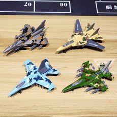 仿真合金戰鬥機模型玩具, 1個, 戰鬥機4台一組