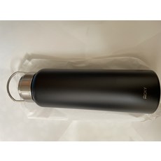 WOKY 輕量陶瓷易潔層保溫瓶 800ml 手提, 1個, 黑