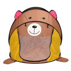 캐보트 아동 동물팝업텐트, 베이지 강아지, 1개