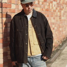 浩來創念 巴恩風密歇根四袋水洗工裝夾克, 1個