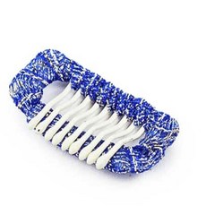 물결샵 강아지 머리핀 귀여운 헤어 댕댕이 액세서리 빗살삔 DIY 애견 도구 용품, 파랑, 1개