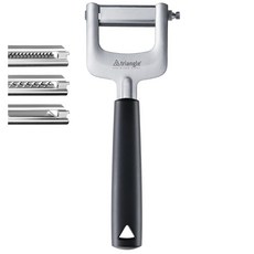 triangle 不鏽鋼刨絲刀具組, 黑, 1個