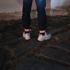 스포츠 발목 팔목 빛반사 안전띠 암밴드 주황, 1개