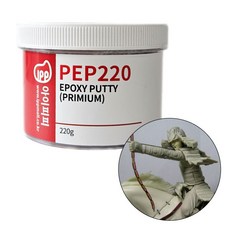 IPP 프리미엄 에폭시퍼티 220g/모형 피규어 미니어쳐 만들기, 아이피피 (주제+경화제) 220g