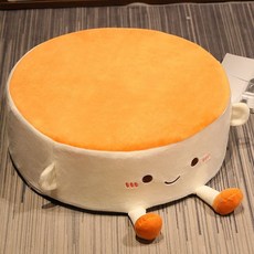 日式榻榻米蒲團坐墊 厚款圓形吐司坐墊（39X15cm） 辦公室椅子 客廳沙發臥室飄窗, 厚款圓形吐司坐墊（39X15cm） 現✨,【回彈好 久坐不易變形】