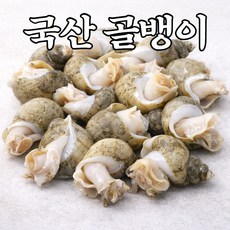 [산지직송] 국내산 급냉 골뱅이 흑고동, 1개, 1kg (35-50미)
