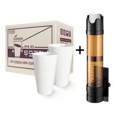 생수컵 한모금컵 두모금컵 두모금컵2000매+전용디스펜서