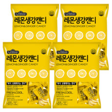 일광제과 레몬생강 캔디, 250g, 4개