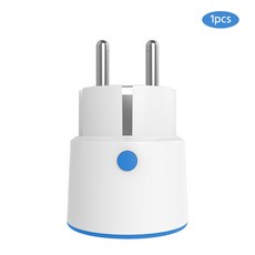 투야 스마트 지그비 3.0 전원 플러그 허브 2mqtt 홈 어시스턴트로 작동 16A EU 콘센트 3680와트 미터 원, [01] Zigbee Plug 1pcs