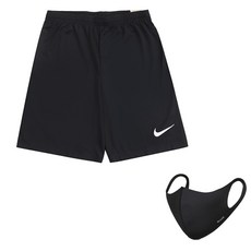 NIKE DRI-FIT鬆緊帶印花短褲+口罩