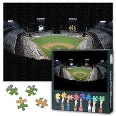 해외 TUMOVO 성인용 퍼즐 1000피스 시애틀 매리너스 스타디움 Safeco 필드 직소 교육용 재미있는 게임 또는 장로 친구를 위한 장난감 50.8 x 68.6cm20 27, 아트워크-10.
