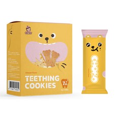 CHOKO 俏菓磨牙餅 寶寶米餅 牛奶蔬菜起司口味 嬰兒餅乾 獨立包裝熊熊酥餅串串包 嬰幼兒副食品, 1個, 起司磨牙餅 / 3272, 50g, F