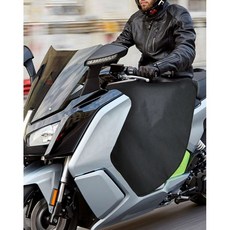 겨울 스쿠터워머 바람막이 방한 배달 아웃도어 보온 방풍 방수, 블랙