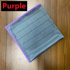 다기능 탄소 섬유 타올 극세사 천 세차 주방 식기 세척 도구 신제품, 03 Purple, 01 1PC