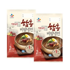 CJ제일제당 함흥비빔냉면(2인분)x2개, 474.4g, 2개