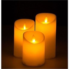 루이송 LED 촛불 양초 인테리어 조명 10cm