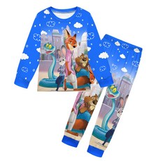 瘋狂動物城 兒童長袖長褲套裝