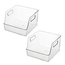 食品儲藏室儲存整理器, 透明, 2個