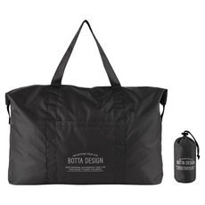 BOTTA DESIGN 折疊旅行袋, 1個, 【現貨】黑色 L 號  輕巧派 隨身帶