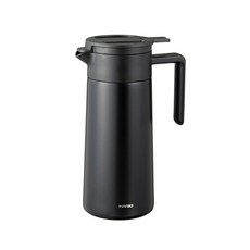 HARIO(하리오) 세라믹 코팅 진공 이중 보온 포트 실용 용량 800ml 커피 서버 블랙 CHP-800-B
