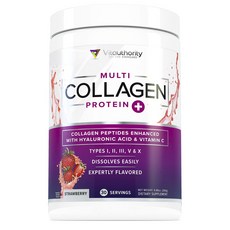 Vitauthority 多膠原蛋白 + 草莓, 1個, 280克