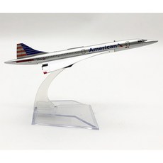 1:400 세계 모형비행기 항공기 보잉 747 787 777 737 콩코드 외 16cm, 16_기타_아메리칸콩코드, 1개