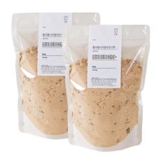 방앗간청년 쪄서 볶은 국산 100% 통곡물시리얼미숫가루 선식, 500g, 2팩