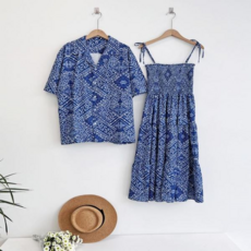 해변룩 여름 신혼여행 비치 시밀러룩 휴양지 커플