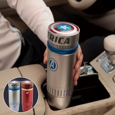 데코앤필름 미니 공기청정기 음이온 저소음 차량용 가정용 마블 어벤져스, 캡틴 아메리카, LFAP-MAV001