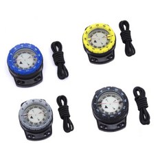 游龍潛水 潛水導航指北針 (束帶式), 黃, 1個