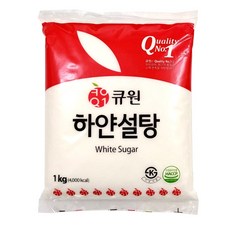 큐원 하얀 설탕, 1kg, 1개