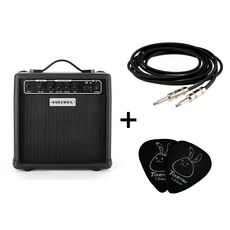 커즈와일 일렉기타앰프 KG-15+기타케이블3m+피크 1mm*2, 아이보리, 1개