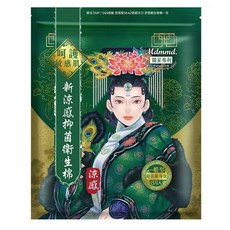 Whisper 衛生護墊 隱形透 and 乾爽 40片, 1個, 1個裝, 后宮衛生棉-涼感一般型(8片24.5cm)