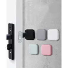 실리콘 문쾅방지 도어 충격방지 패드 쿠션 문쿠션 문소리 (개별opp포장), 1개, 실리콘도어패드_선인장원형-블랙