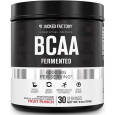 Jacked Factory BCAA 파우더 분말 류신 이소류신 발린 255g, 1개