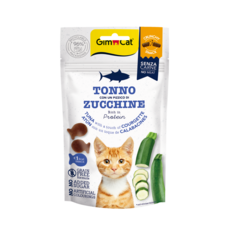 德國竣寶 GIMBORN 營養餡餅 顧眼護心 護毛亮毛 潔牙薄荷 貓餡餅 貓零食, 1個, 潔牙餅/鮪魚+櫛瓜 50g,, 1ml, 潔牙餅/鮪魚+櫛瓜 50g