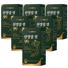 [정품] 산양삼 컷 99, 6개, 120정