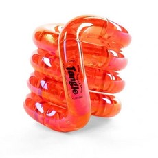 Tangle官方正版 扭扭樂寶石Gems 解壓神器 ADHD專注力訓練手指玩具繩, 2413 寶石-橙色, 1個