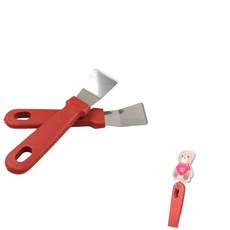 껌 제거용 유연 스텐 스마토 헤라 / 스크래퍼 전단지 벽지 페인트 제거 밀대 긁개, 1개