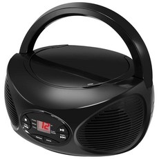 GPX 휴대용 블루투스 FM 라디오 붐박스 및 CD 플레이어 블랙 (BCB119B), GPX 휴대용 블루투스 FM 라디오 붐박스 및 CD 플